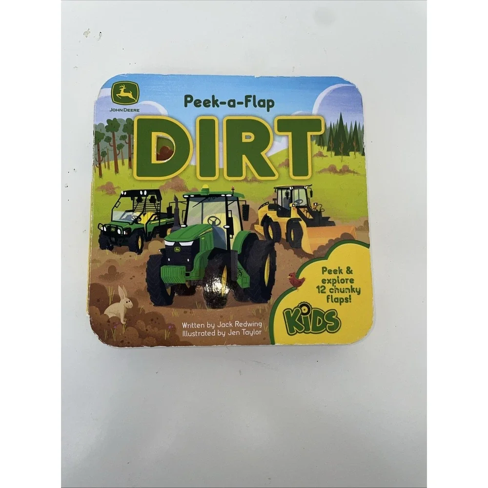 John‎ Deere Peek a Flap Dirt Board Book